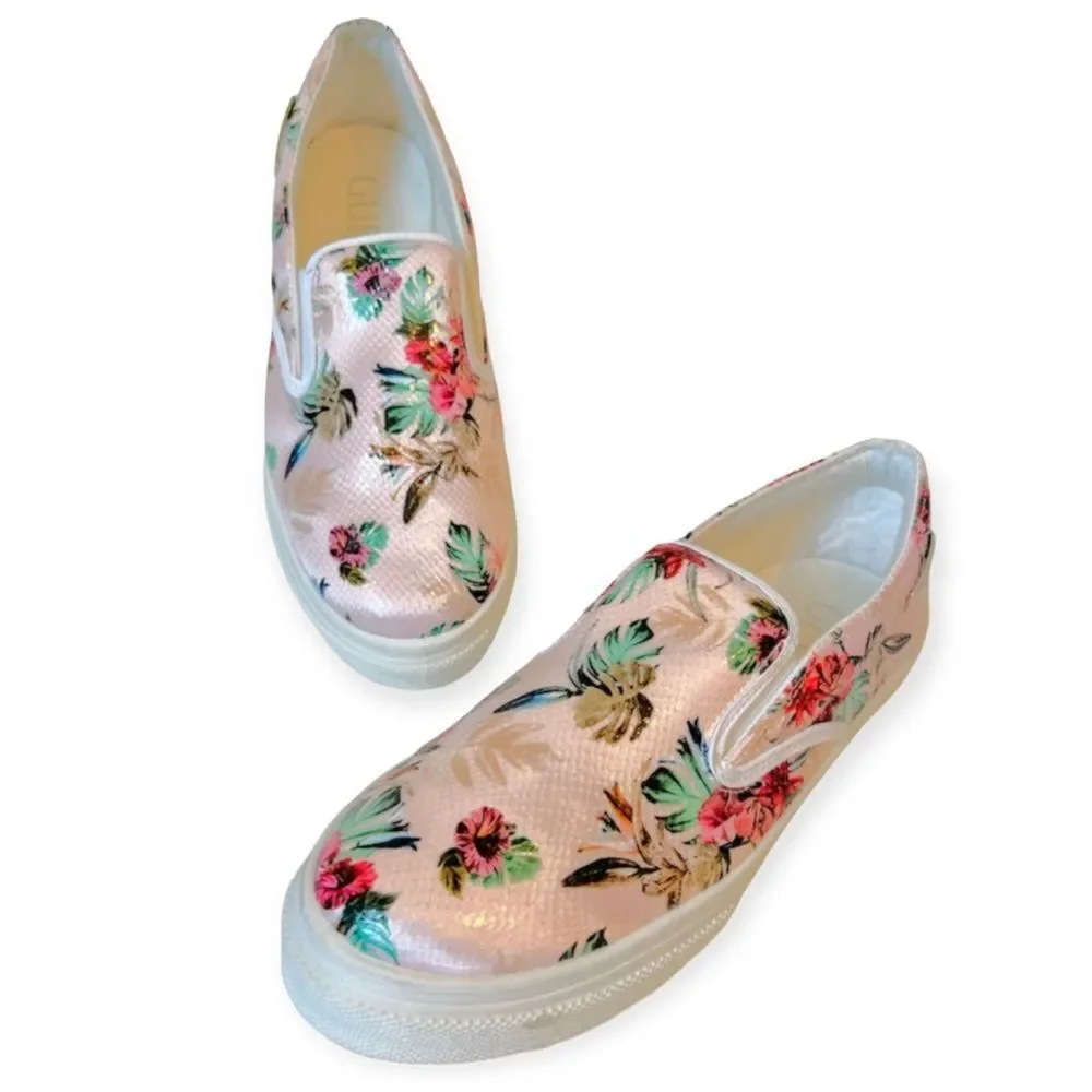 Guess Pink Floral Slip-On Sneakers - Picture 11 of 11